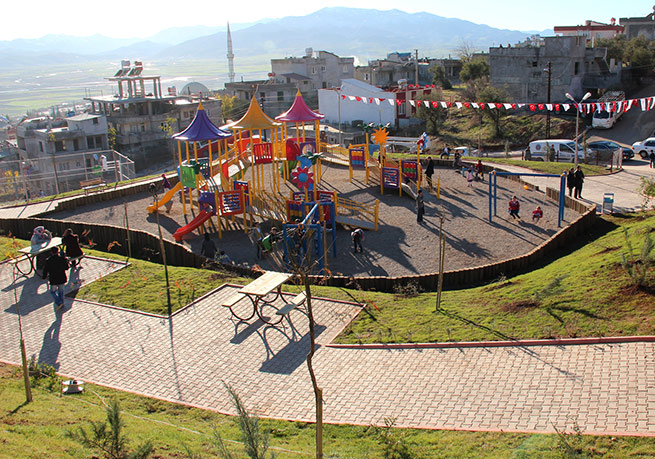 Karacaoğlan Sümbüllü Parkı Hizmete Açıldı 10