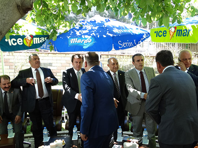 Valilik Bahçesinde Bayramlaşma 1