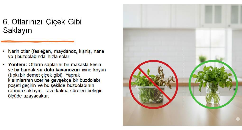 Meyve ve Sebzeleri Uzun Süre Taze Tutmanın 7 Altın Kuralı: Gıda İsrafına Son Verin! 6