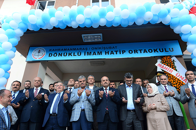 Dönüklü İmam Hatip Ortaokulu eğitime açıldı 2