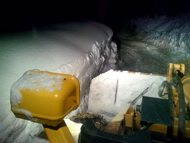 Kahramanmaraş’ta kar ile mücadeleye devam 7