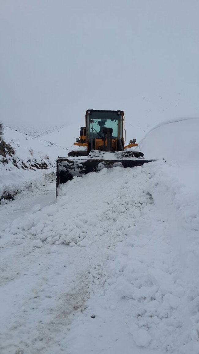 Kahramanmaraş’ta kar ile mücadeleye devam 8