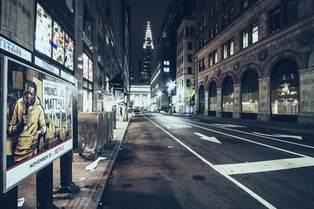 Sanatçı gözüyle New York sokaklarının bomboş hali 12