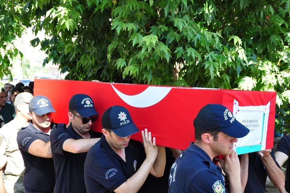 ŞAKA KURBANI KAHRAMANMARAŞLI POLİS, SON YOLCULUĞUNA UĞURLANDI 8