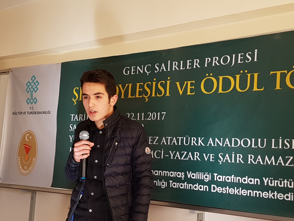 KAHRAMANMARAŞ'TA GENÇ ŞAİRLER ÖDÜLLERİNE KAVUŞTU 5