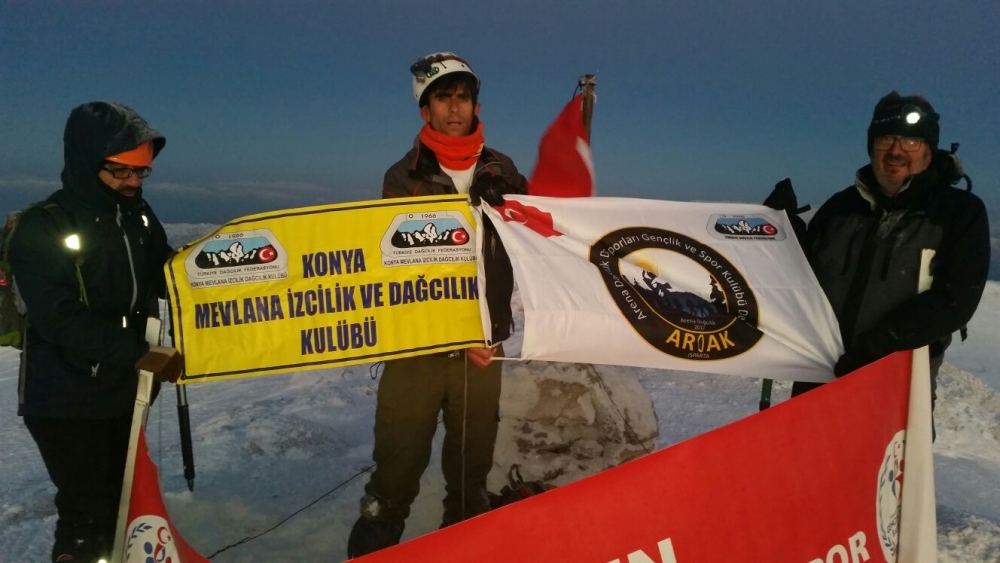 BERİT DAĞINA 2018 KIŞ TIRMANIŞI YAPILDI 9