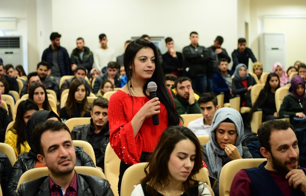 Başkan Erkoç, Pazarcık MYO'da Yerel Yönetimler Öğrencileriyle bir araya 22