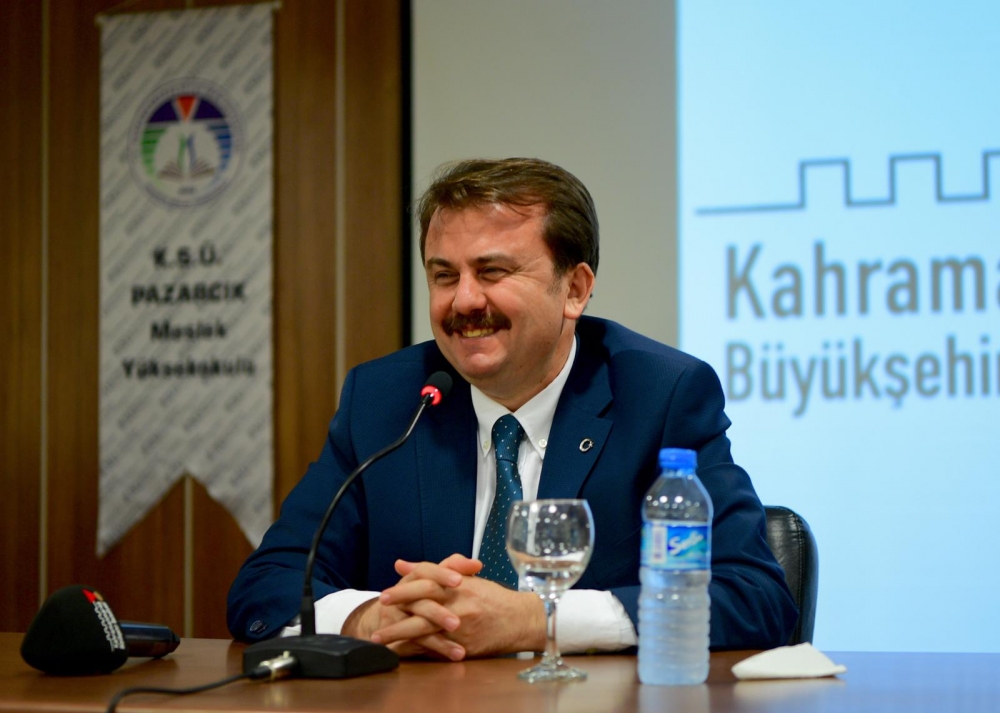 Başkan Erkoç, Pazarcık MYO'da Yerel Yönetimler Öğrencileriyle bir araya 23