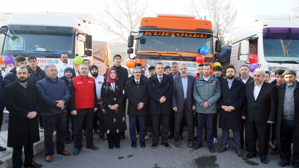 4 Tır Dolusu Yardım İdlib İçin Yola Çıktı 3