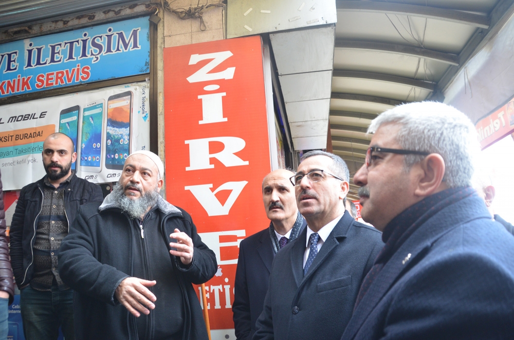 Hayrettin Güngör, Trabzon Caddesi Esnaflarını Ziyaret Etti 4