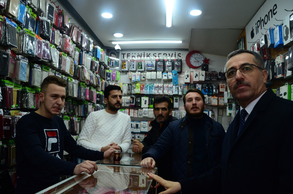 Hayrettin Güngör, Trabzon Caddesi Esnaflarını Ziyaret Etti 5