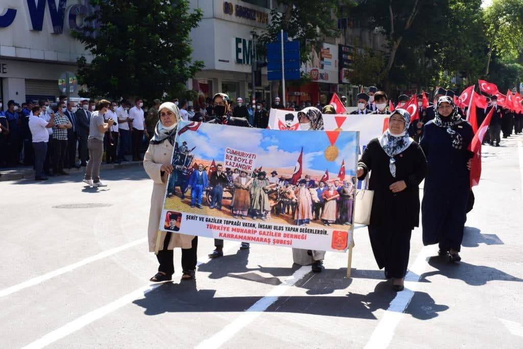 Kahramanmaraş'ta 30 Ağustos Zafer Bayramı'nın 99'ncu yıldönümü coşkuyla kutlandı 8