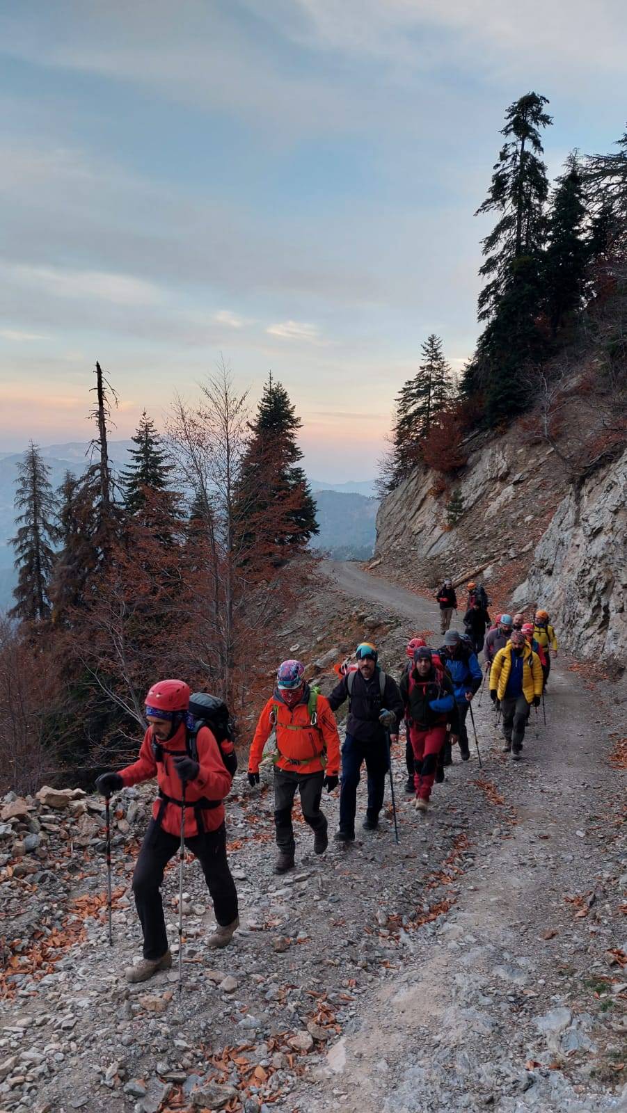 MADOSK ekibi Kaya Düldülü Dağı'na tırmandı 2