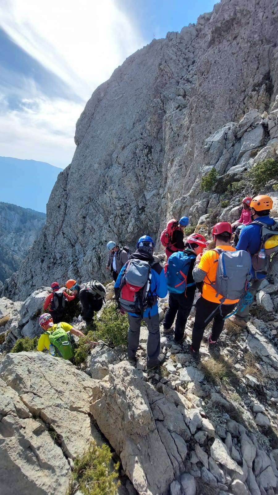 MADOSK ekibi Kaya Düldülü Dağı'na tırmandı 4