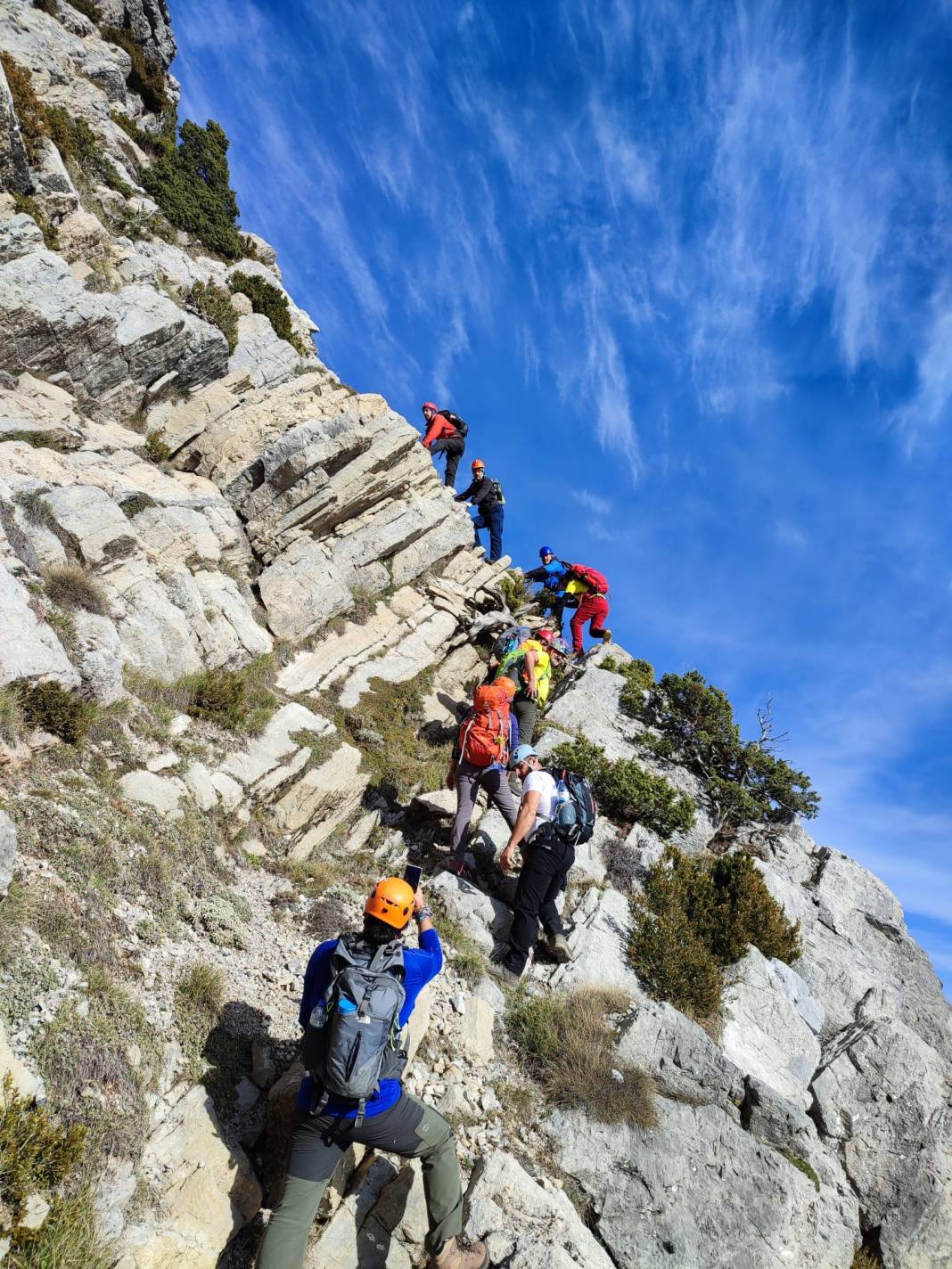 MADOSK ekibi Kaya Düldülü Dağı'na tırmandı 6