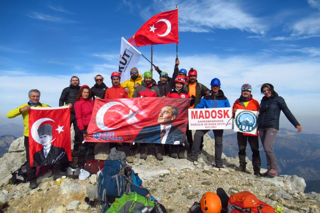 MADOSK ekibi Kaya Düldülü Dağı'na tırmandı 8