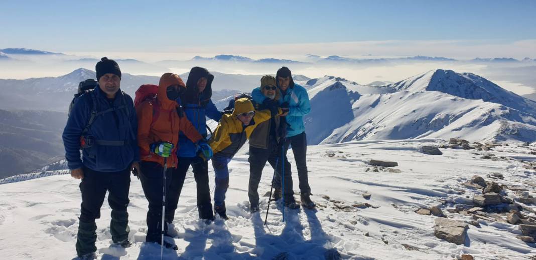 Binboğa Dağı'na tırmanan MADOSK Ekibi kış manzaralarıyla büyüledi 10