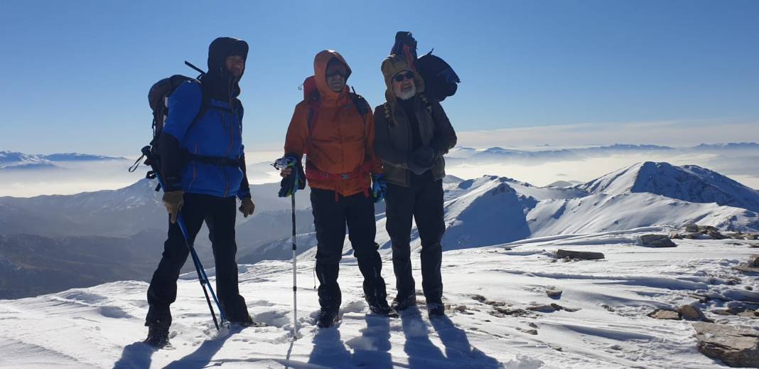 Binboğa Dağı'na tırmanan MADOSK Ekibi kış manzaralarıyla büyüledi 13