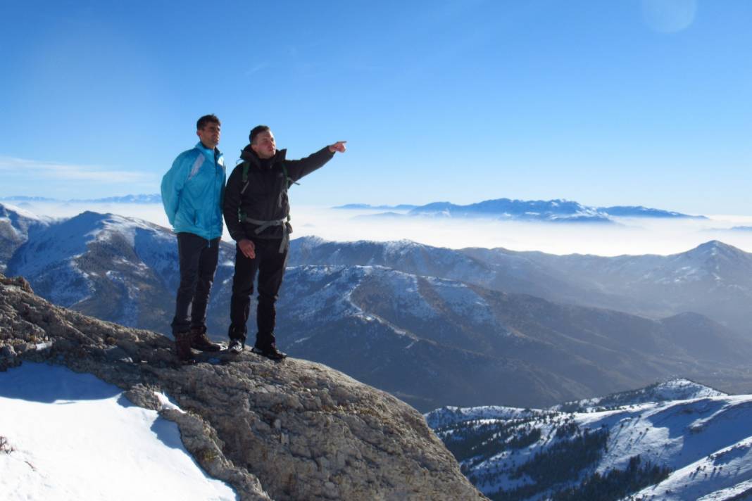 Binboğa Dağı'na tırmanan MADOSK Ekibi kış manzaralarıyla büyüledi 7