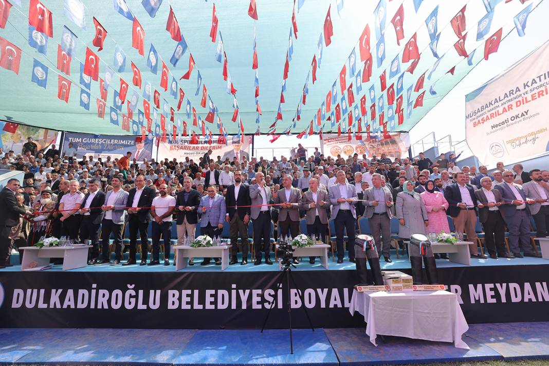 Kahramanmaraş'ta 21. Geleneksel Bertiz Boyalı Güreş Festivali düzenlendi 1