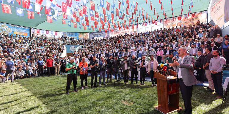 Kahramanmaraş'ta 21. Geleneksel Bertiz Boyalı Güreş Festivali düzenlendi