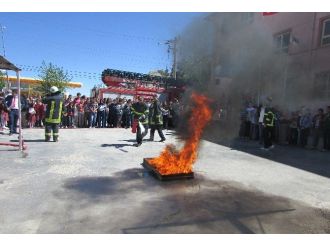 Mardin’de Yangın Tatbikatı