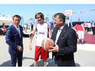 Canik’te Sokak Basketbolu Heyecanı Başladı