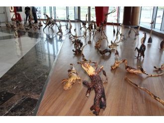 Ağaç Kökleri Sanat Eseri Oldu