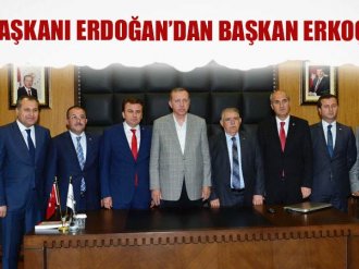 Cumhurbaşkanı Erdoğan’dan Başkan Erkoç’a Ziyaret