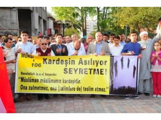 Çaycuma’da Mursi’nin İdam Kararına Protesto