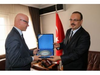 Ab Türkiye Delegasyonu Siyasi İşler Müsteşarı Fidos’tan Vali Canbolat’a Ziyaret