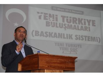 Eski Adalet Bakanı Bozdağ Nevşehir’de Başkanlık İstemini Anlattı