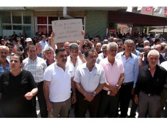 Samandağ’da Su Zammı Protesto Edildi