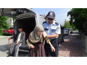 Bolu’da Çaresiz Yaşlı Çiftin İmdadına Polis Yetişti