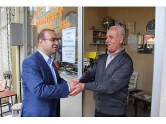 Özhan, Esnafı Ziyaret Etti