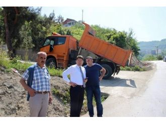 Milletvekili Yılmaz Tunç Yol Düzenleme Çalışmalarını İnceledi