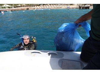 Bodrum’da Deniz Dibi Temiz Çıktı
