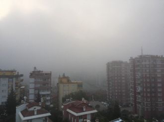 Adana Güne Sisle Uyandı
