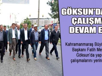 Göksun’da Asfalt Çalışmaları Devam Ediyor