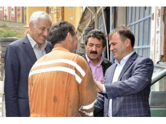 Başkan Çimen’den Sanayi Esnafına Ziyaret