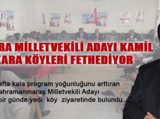 Chp 1. Sıra Milletvekili Adayı Kamil Dalkara Köyleri Fethediyor