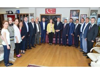 Başkan Keleş Ve Meclis Üyelerinden Rektör Çakar’a Ziyaret