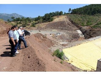 Başkan Çetinkaya, Adrasan Göleti’nde İncelemelerde Bulundu