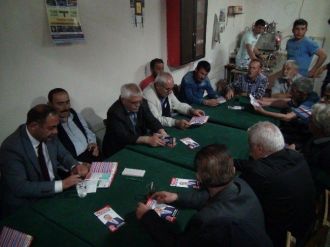 Mhp’li Adaylar, Doğanşehir İlçesini Ziyaret Etti