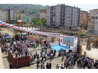 İmam Hatip Lisesi İçin Temel Atma Töreni Düzenlendi