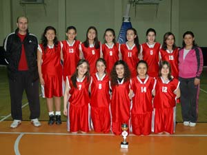 Sanko Basketbolda İl Üçüncüsü Oldu