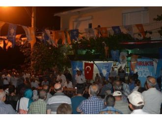 Murat Baybatur’dan Gece Mitingi
