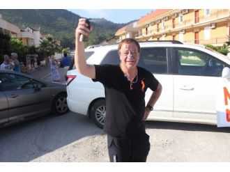 Kemer’de Pis Koku Eylemi