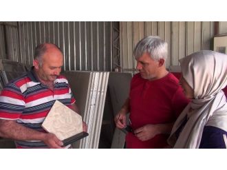 (Özel Haber) Kestiği Mermerden ‘Allah’ Yazısı Çıktı