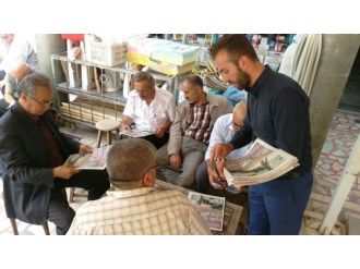 Turhal’da Eski Türkiye Gazetesi Dağıtımı